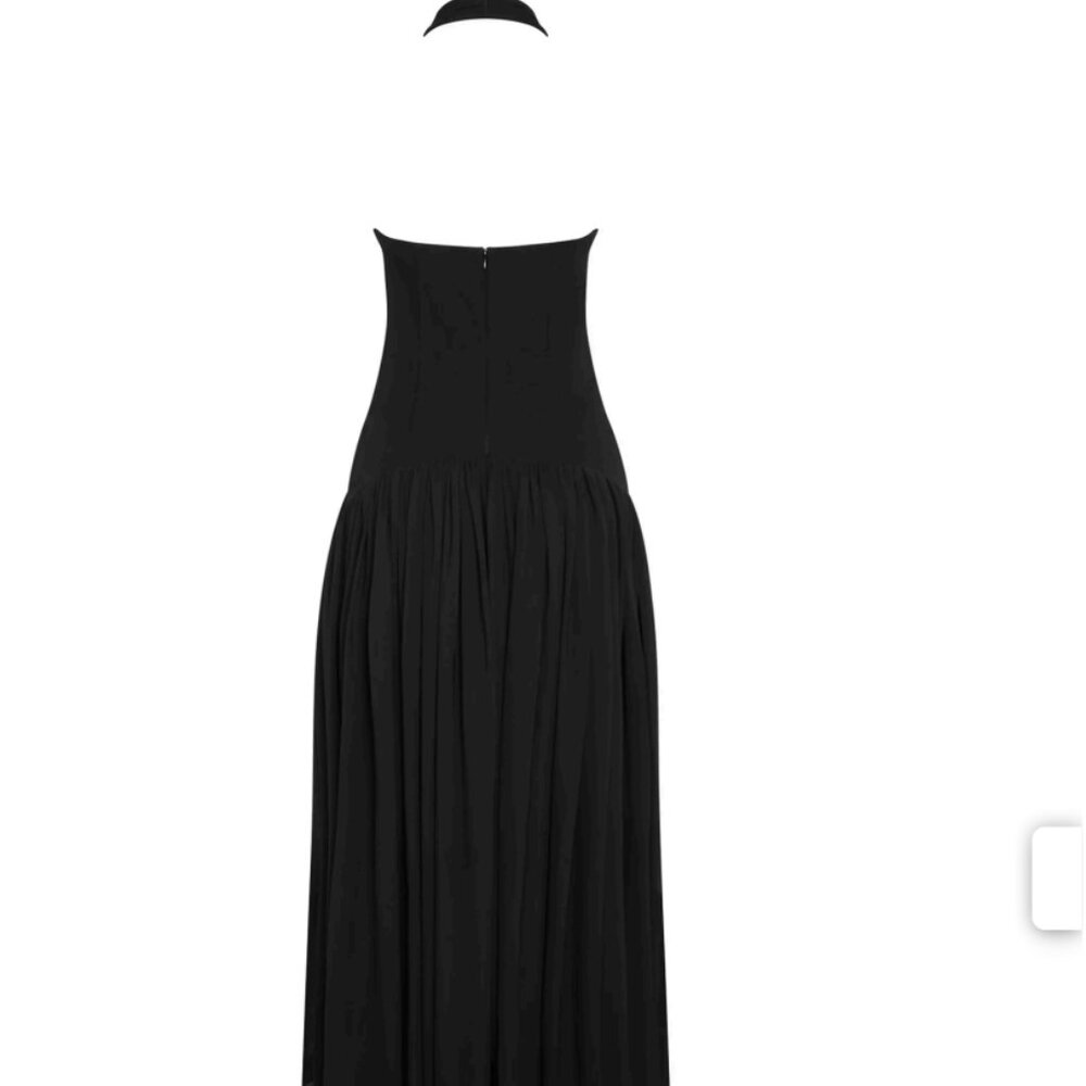 Leau Harmony Halter Corset Maxi Dress Black Size XS NWT - Picture 5 of 12